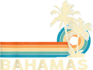 Bahamas Vacation Retro 80s Beach Souvenir T-Shirt
