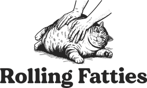 Rolling Fatties Funny Cat Lover T-Shirt