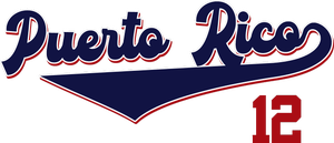 Retro Puerto Rico Beisbol Jersey Boricua Baseball 12 T-Shirt