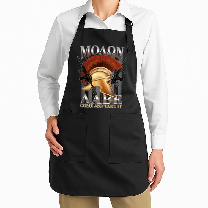 ΜΟΛΩΝ ΛΑΒΕ Come And Take It Apron