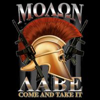 ΜΟΛΩΝ ΛΑΒΕ Come And Take It Apron