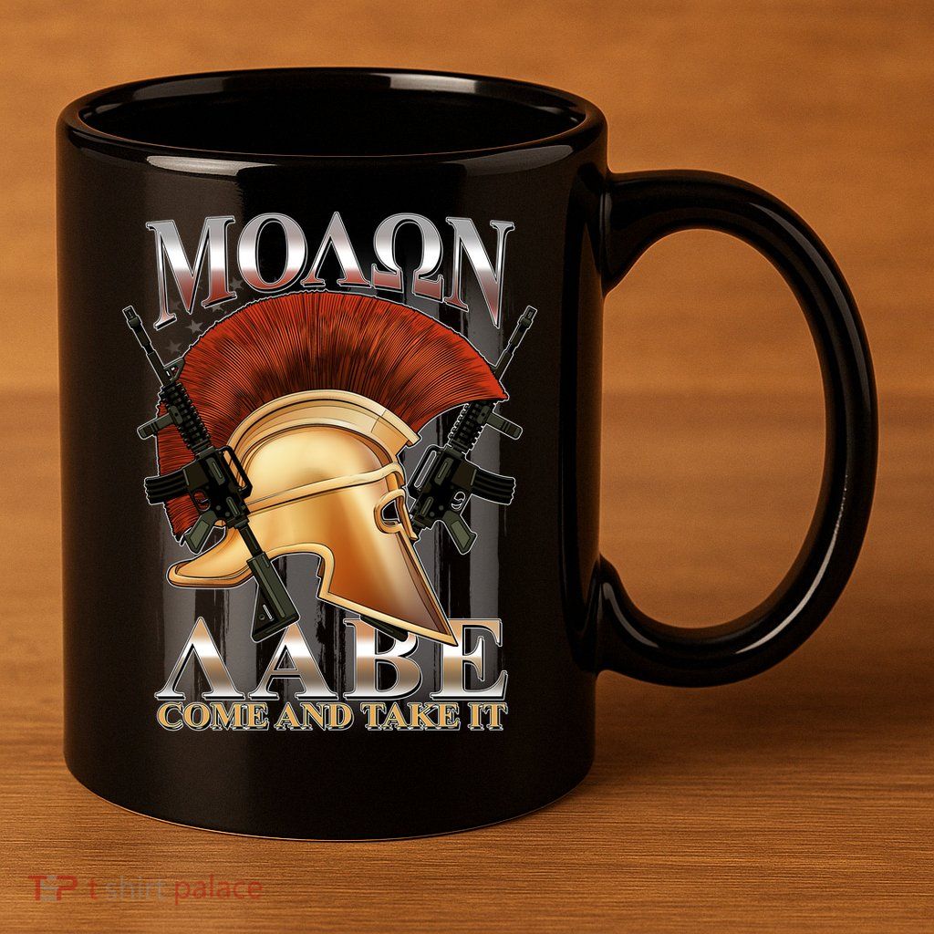 ΜΟΛΩΝ ΛΑΒΕ Come And Take It 11oz C Handle Ceramic Mug