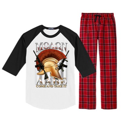 ΜΟΛΩΝ ΛΑΒΕ Come And Take It Raglan Sleeve Pajama Set