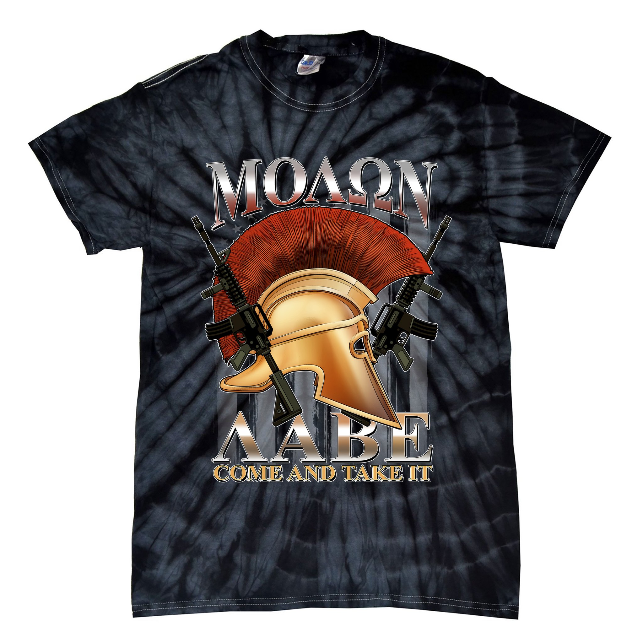 ΜΟΛΩΝ ΛΑΒΕ Come And Take It Tie-Dye T-Shirt