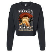 ΜΟΛΩΝ ΛΑΒΕ Come And Take It Cropped Pullover Crew