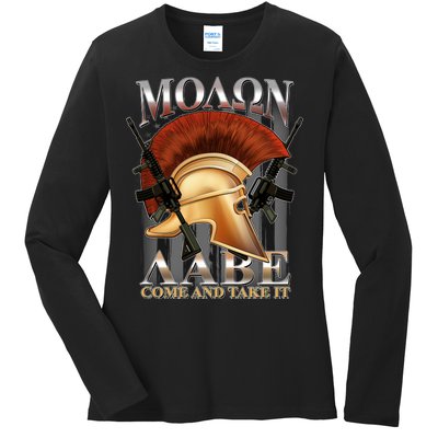 ΜΟΛΩΝ ΛΑΒΕ Come And Take It Ladies Long Sleeve Shirt