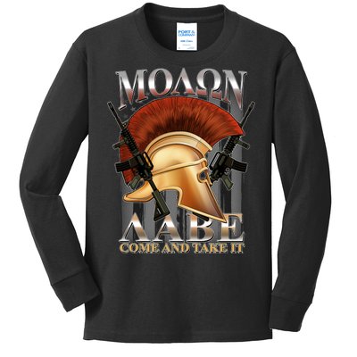 ΜΟΛΩΝ ΛΑΒΕ Come And Take It Kids Long Sleeve Shirt