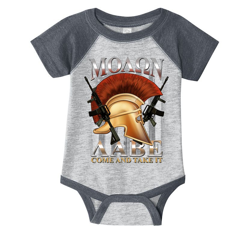ΜΟΛΩΝ ΛΑΒΕ Come And Take It Infant Baby Jersey Bodysuit