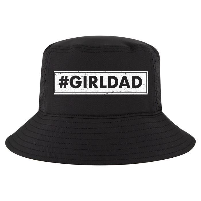 # Girl Dad Distressed Banner Cool Comfort Performance Bucket Hat