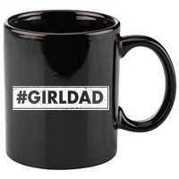 # Girl Dad Distressed Banner 11oz C Handle Ceramic Mug
