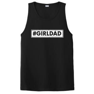 # Girl Dad Distressed Banner PosiCharge Competitor Tank