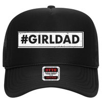 # Girl Dad Distressed Banner Trucker Hat