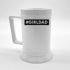 # Girl Dad Distressed Banner Beer Stein