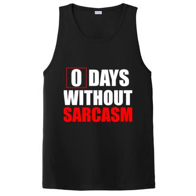 0 Days Without Sarcasm PosiCharge Competitor Tank