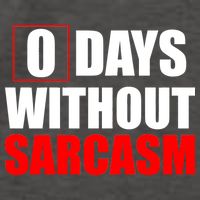 0 Days Without Sarcasm Vector Backpack