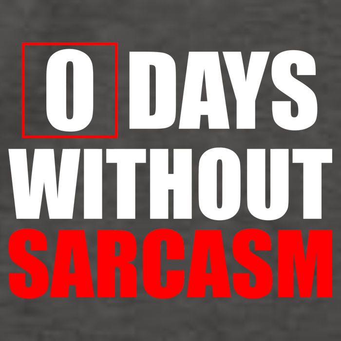 0 Days Without Sarcasm Vector Backpack