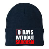 0 Days Without Sarcasm Knit Cap Winter Beanie