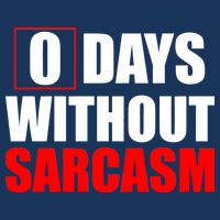 0 Days Without Sarcasm Flatbill Hat