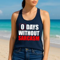 0 Days Without Sarcasm Womens Tank Top