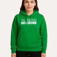 0% Irish 100% Drunk St. Patrick's Day Hoodie