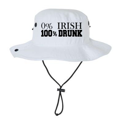 0% Irish 100% Drunk St. Patrick's Day Legacy Cool Fit Booney Bucket Hat