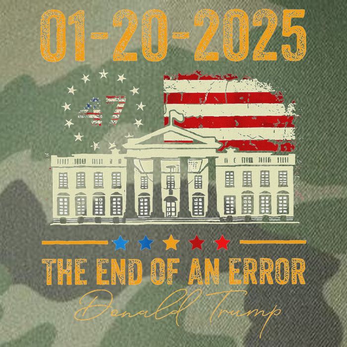 01 20 2025 The End Of An Error President Inauguration 47th Legacy Tie Dye Trucker Hat