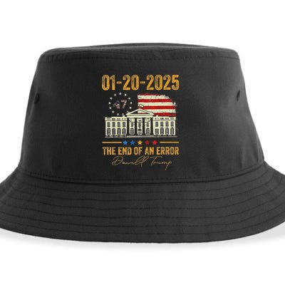 01 20 2025 The End Of An Error President Inauguration 47th Sustainable Bucket Hat