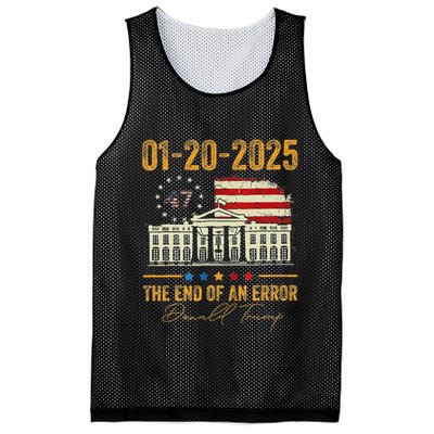 01 20 2025 The End Of An Error President Inauguration 47th Mesh Reversible Basketball Jersey Tank
