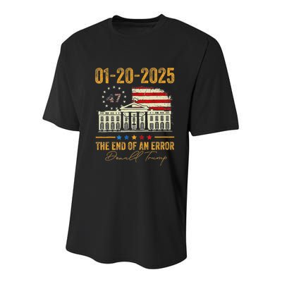 01 20 2025 The End Of An Error President Inauguration 47th Youth Performance Sprint T-Shirt