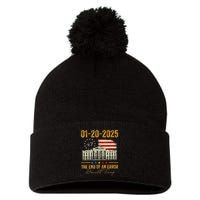 01 20 2025 The End Of An Error President Inauguration 47th Pom Pom 12in Knit Beanie