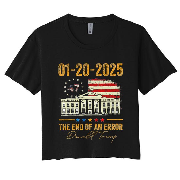 01 20 2025 The End Of An Error President Inauguration 47th Crop Top