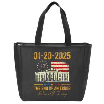 01 20 2025 The End Of An Error President Inauguration 47th Zip Tote Bag