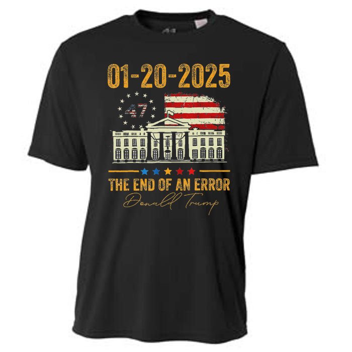 01 20 2025 The End Of An Error President Inauguration 47th Cooling Performance Crew T-Shirt