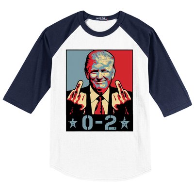 0 2 Funny Trump 2024 Baseball Sleeve Shirt