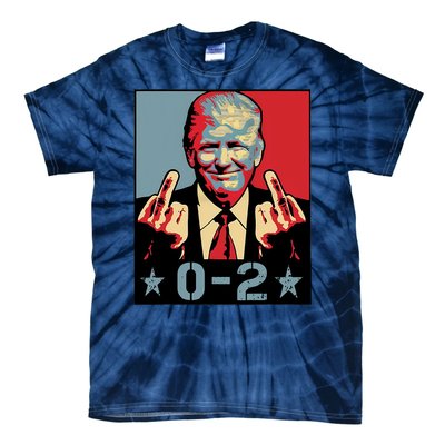 0 2 Funny Trump 2024 Tie-Dye T-Shirt