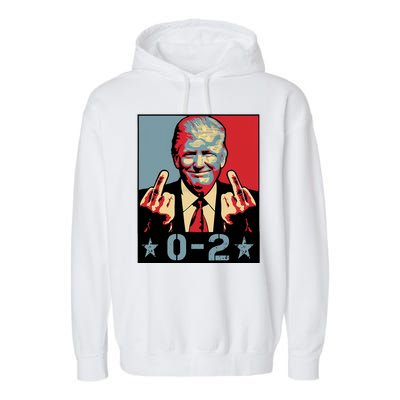 0 2 Funny Trump 2024 Garment-Dyed Fleece Hoodie