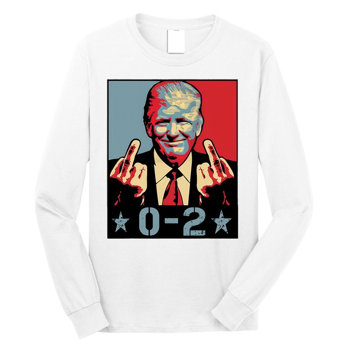 0 2 Funny Trump 2024 Long Sleeve Shirt