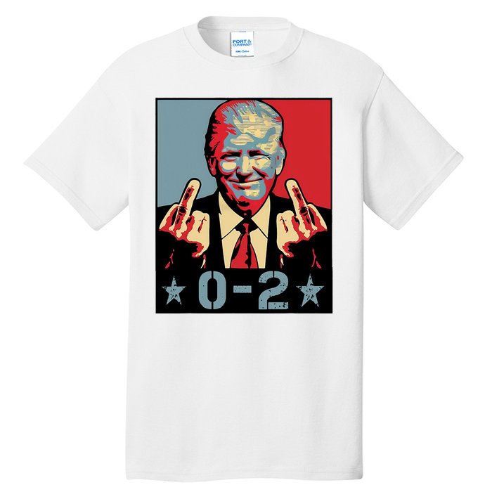 0 2 Funny Trump 2024 Tall T-Shirt