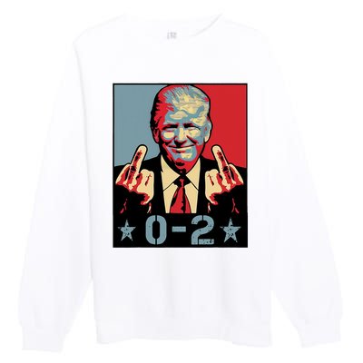 0 2 Funny Trump 2024 Premium Crewneck Sweatshirt