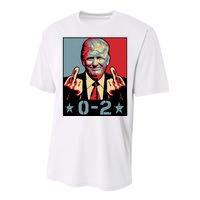 0 2 Funny Trump 2024 Performance Sprint T-Shirt