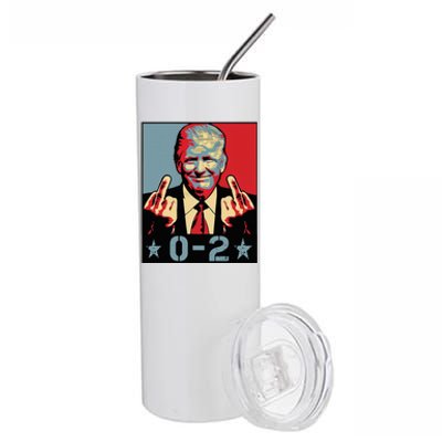 0 2 Funny Trump 2024 Stainless Steel Tumbler