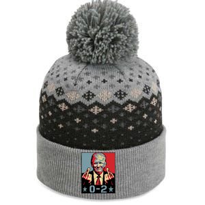 0 2 Funny Trump 2024 The Baniff Cuffed Pom Beanie