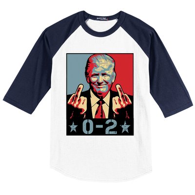 0 2 Funny Trump 2024 Baseball Sleeve Shirt