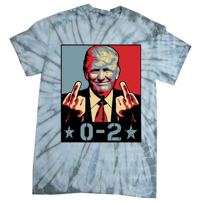 0 2 Funny Trump 2024 Tie-Dye T-Shirt