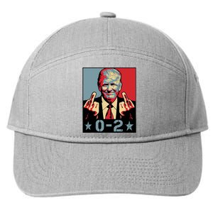 0 2 Funny Trump 2024 7-Panel Snapback Hat