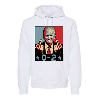 0 2 Funny Trump 2024 Premium Hoodie