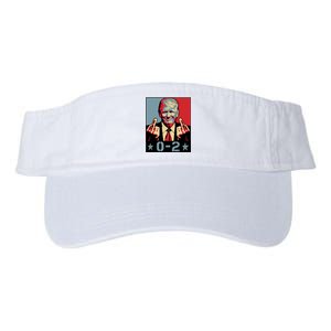 0 2 Funny Trump 2024 Valucap Bio-Washed Visor