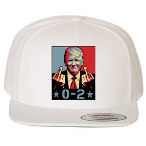 0 2 Funny Trump 2024 Wool Snapback Cap