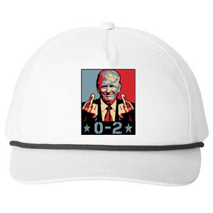 0 2 Funny Trump 2024 Snapback Five-Panel Rope Hat