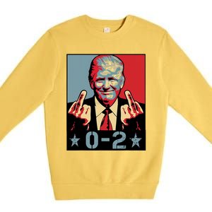 0 2 Funny Trump 2024 Premium Crewneck Sweatshirt